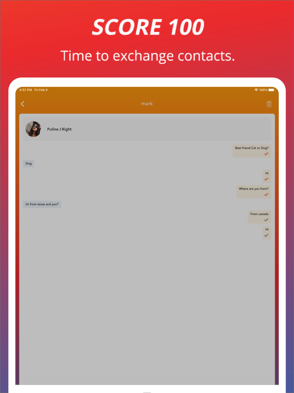 Question: Dating App iPad screenshot 9 - Social Networking app