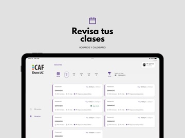 CAF DUOC UC iPad screenshot