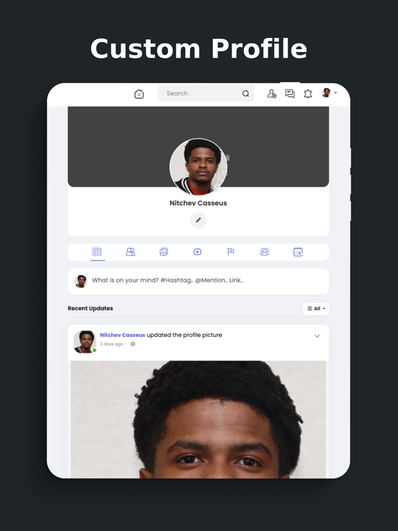 The Social Cafe iPad screenshot 2 - Social Networking app