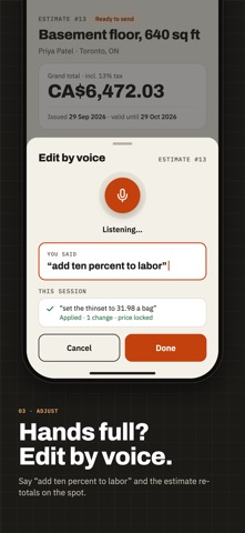 BidBud: Cost Estimator screenshot 4
