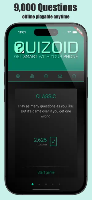 Quizoid: Offline Trivia Quiz screenshot 1