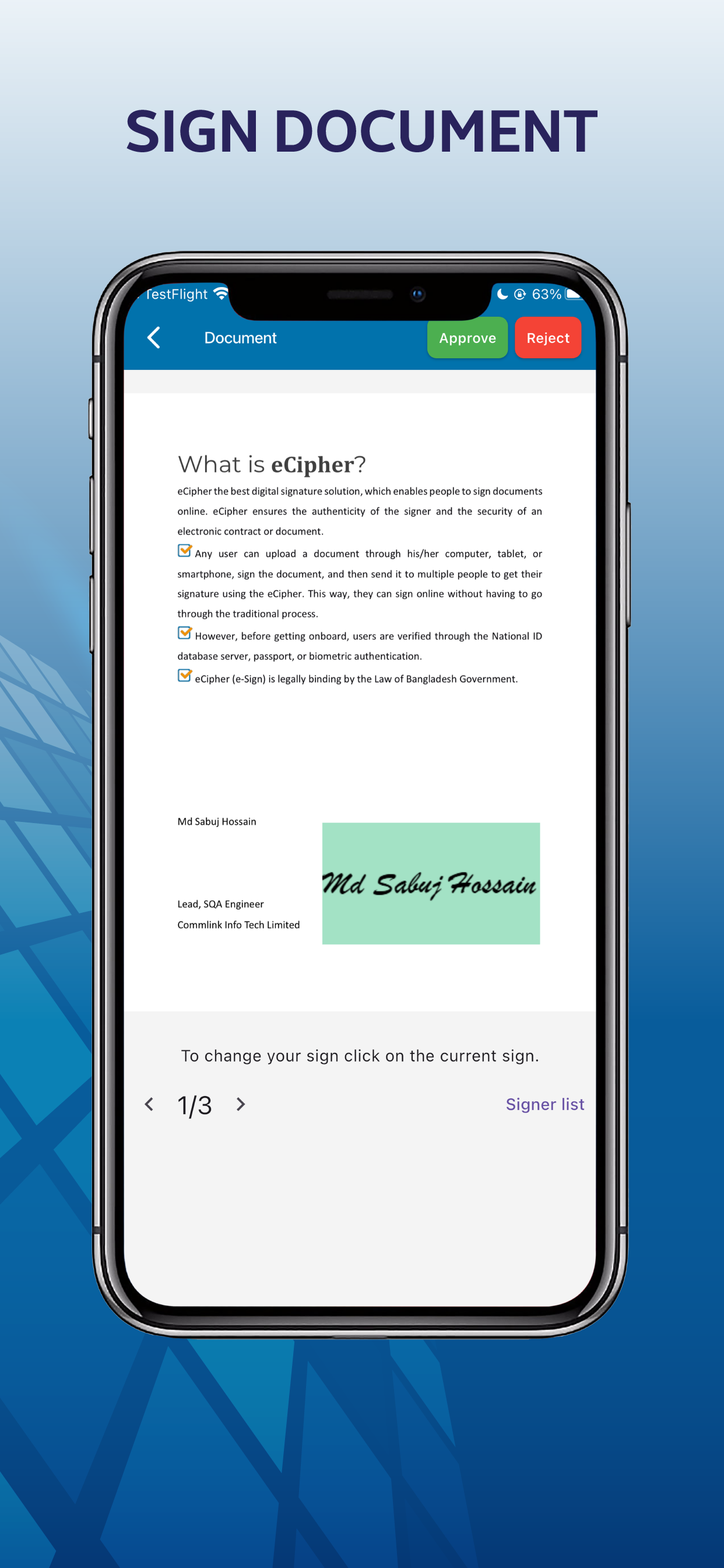 eCipher screenshot 4