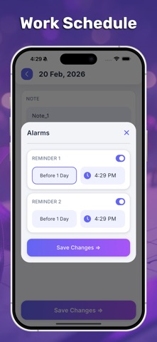 Easy Work Shift Calendar Screenshot 3 of 5