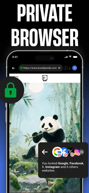 Private Browser - dip iPhone screenshot 1