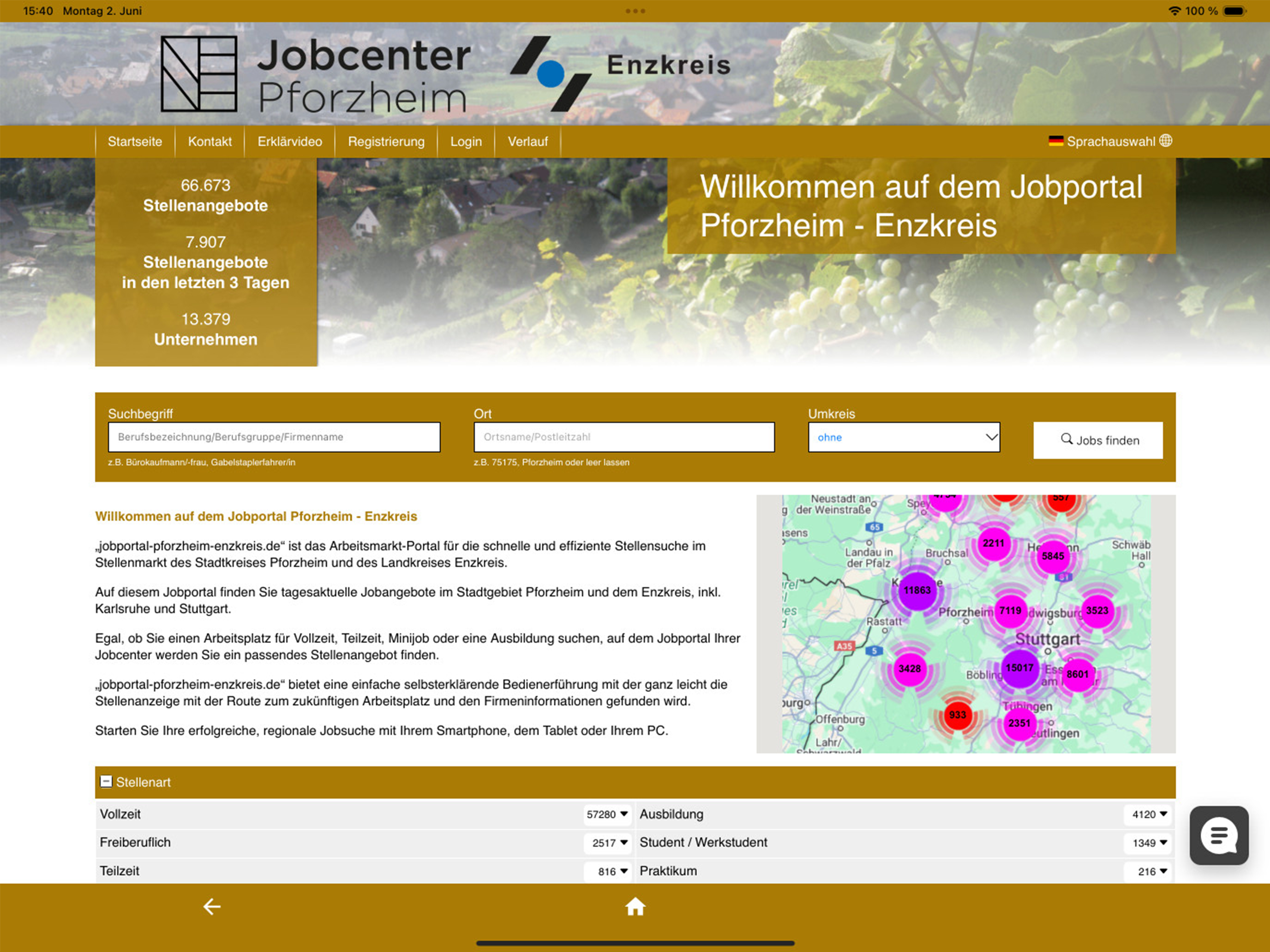 Jobportal Pforzheim - Enzkreis