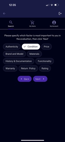 DASSEE Search screenshot