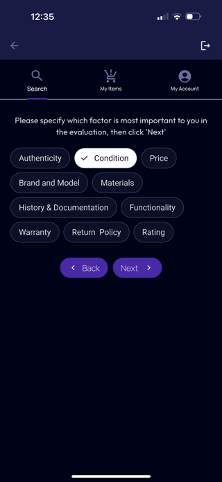 DASSEE Search Screenshot 5 of 7