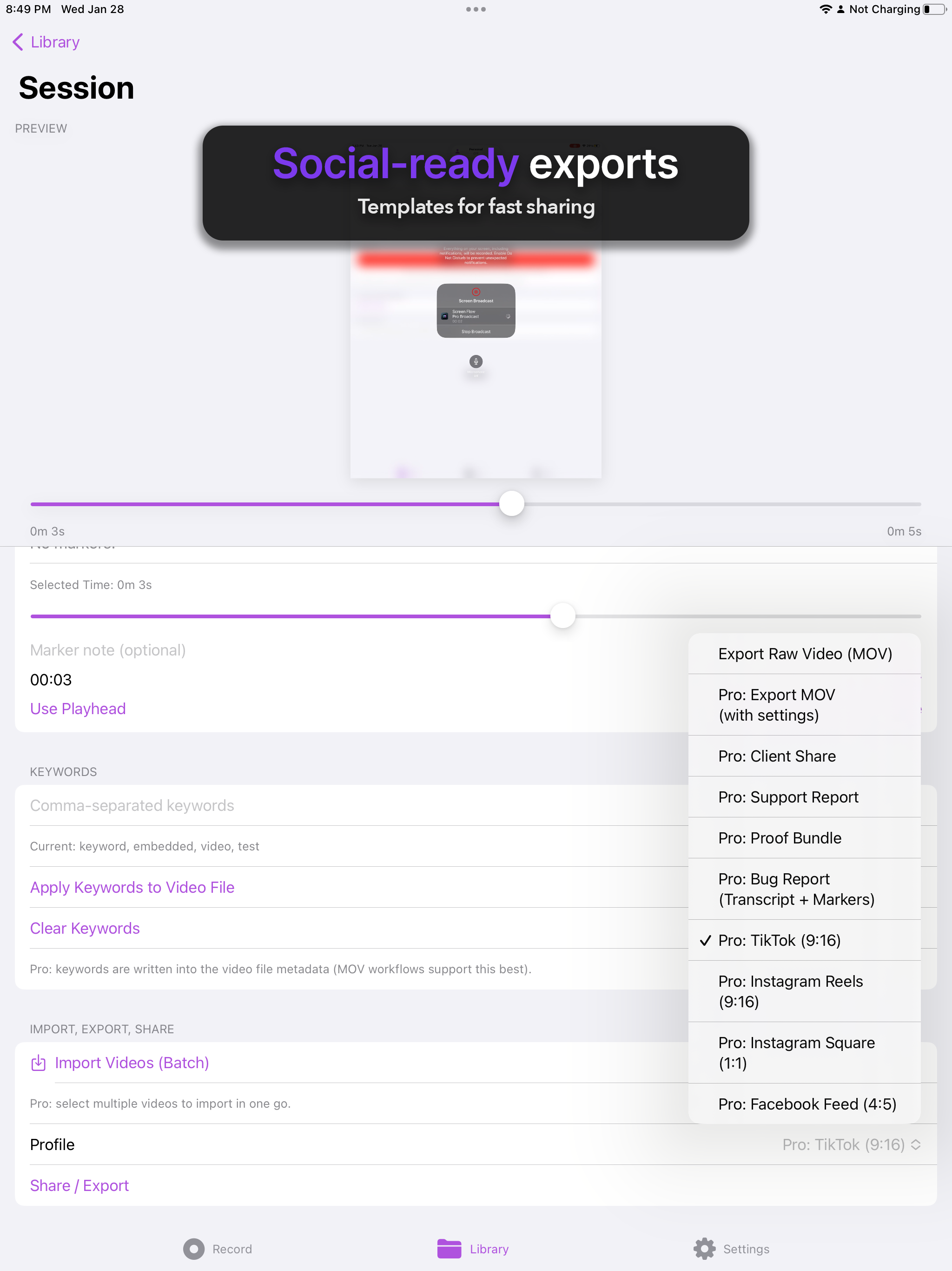Screen Flow Pro: Workflows screenshot 15