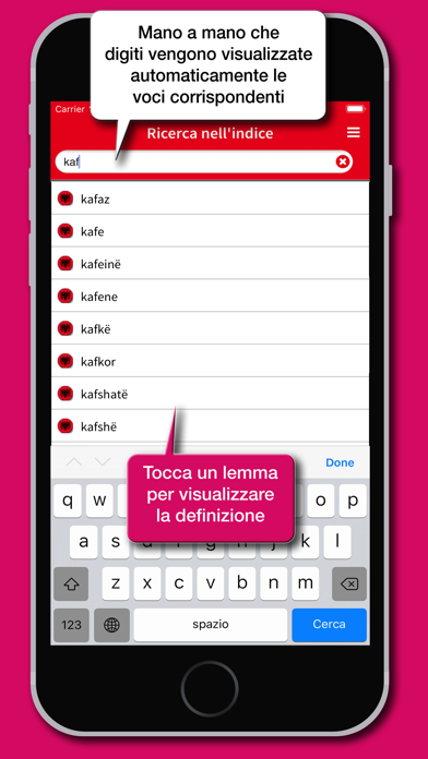 Screenshot #2 pour Dizionario Albanese Hoepli