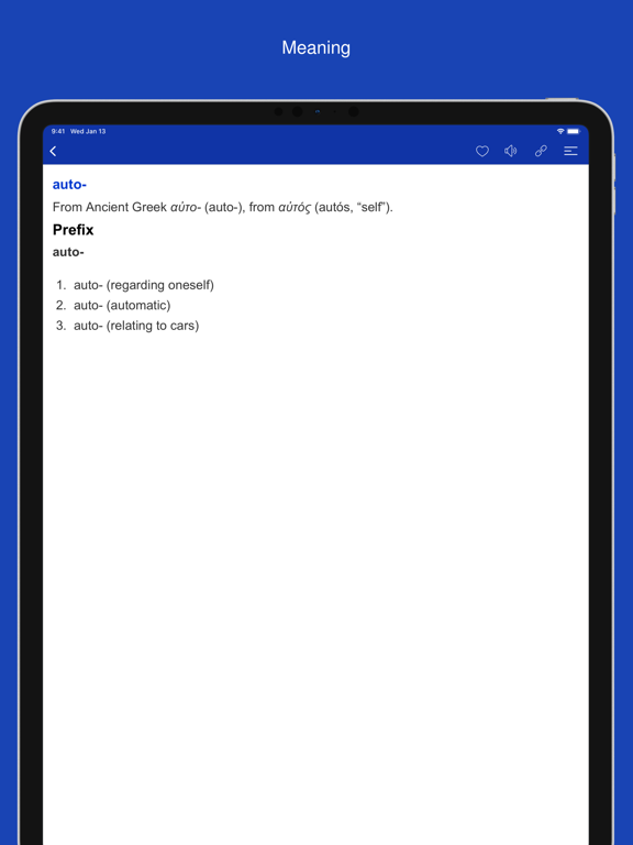 Screenshot #5 pour French Word Parts, Vocabulary