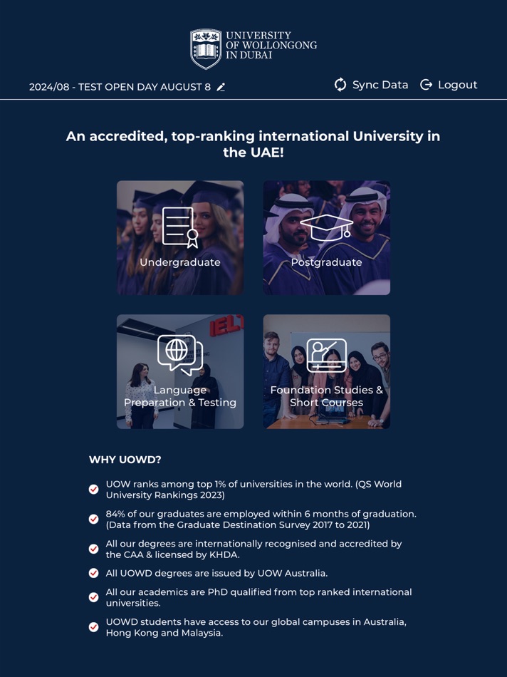 #1. UOWD Event Registration (iOS) 来自: University of Wollongong in Dubai