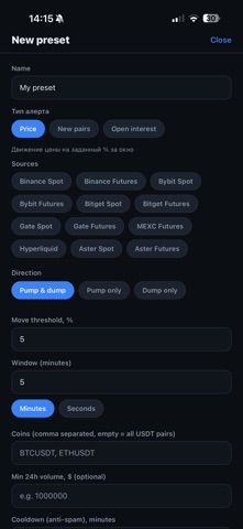 Alerta Crypto Screenshot 6 of 9