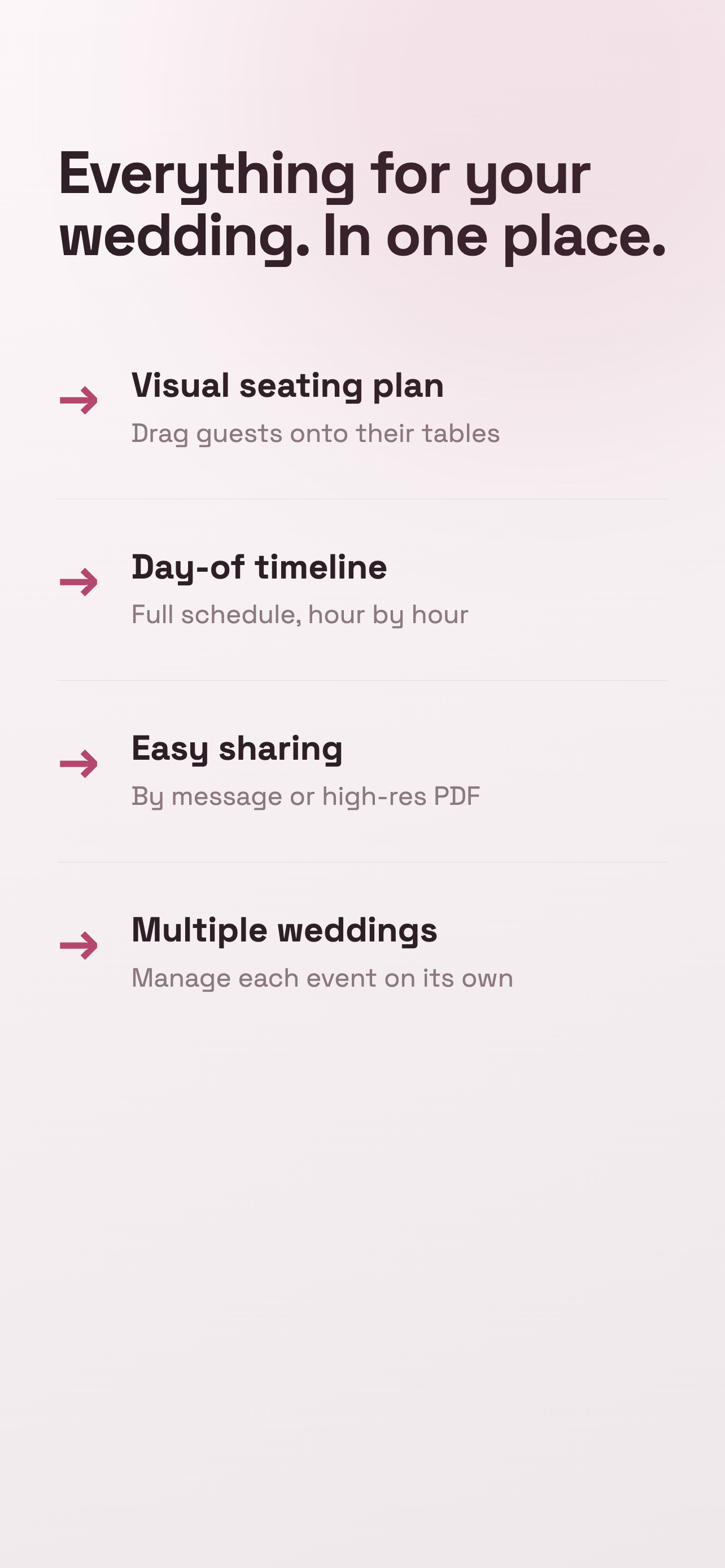 Tablo: Wedding Seating screenshot 5