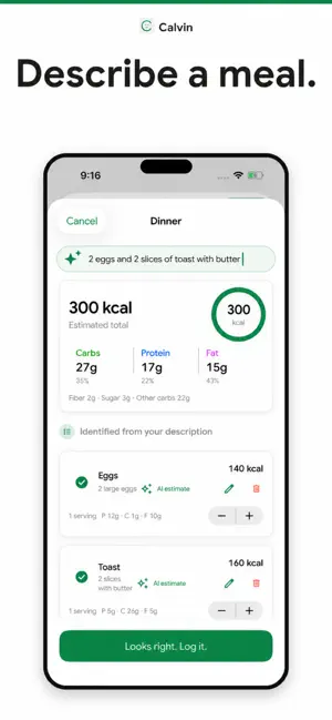 Simple Calorie Tracker: Calvin screenshot 4