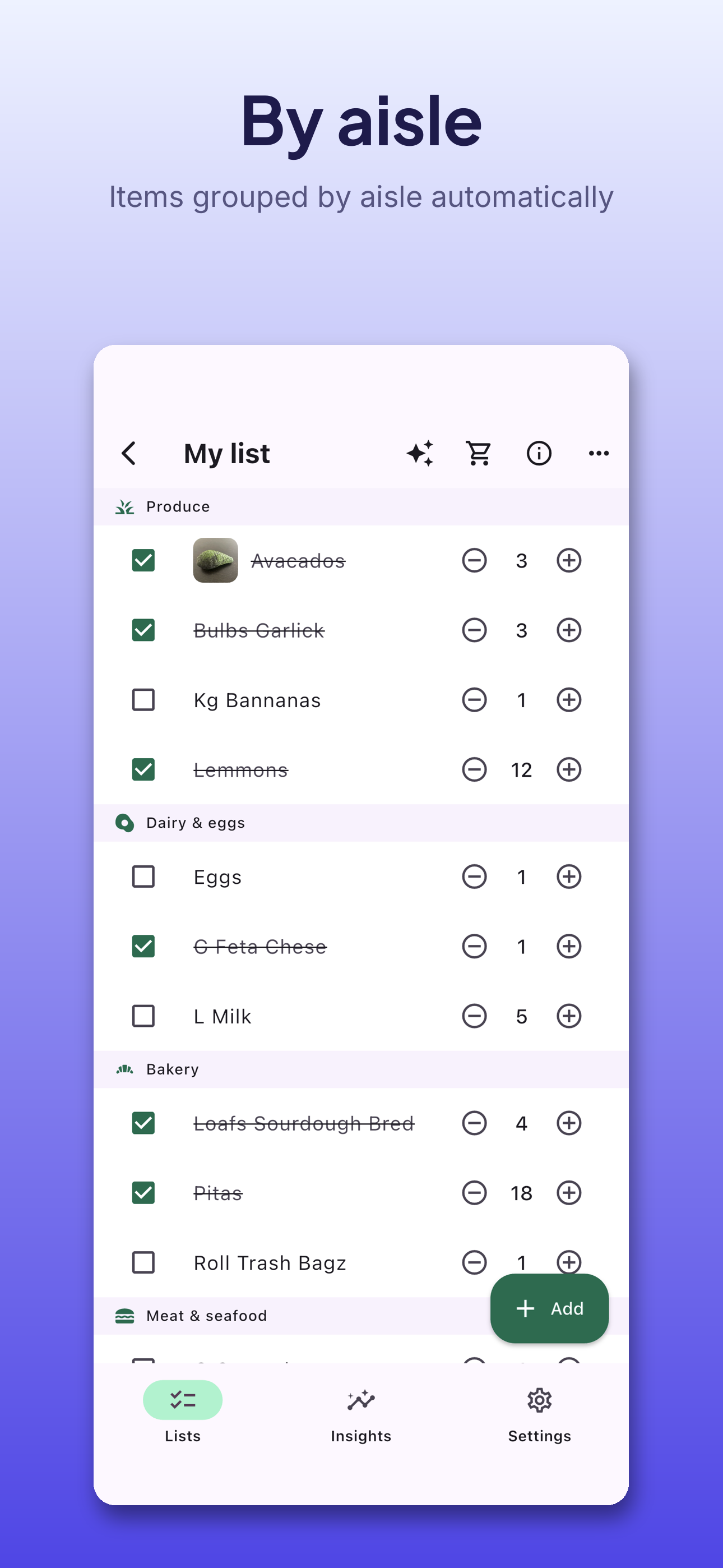 Super - Shared Lists