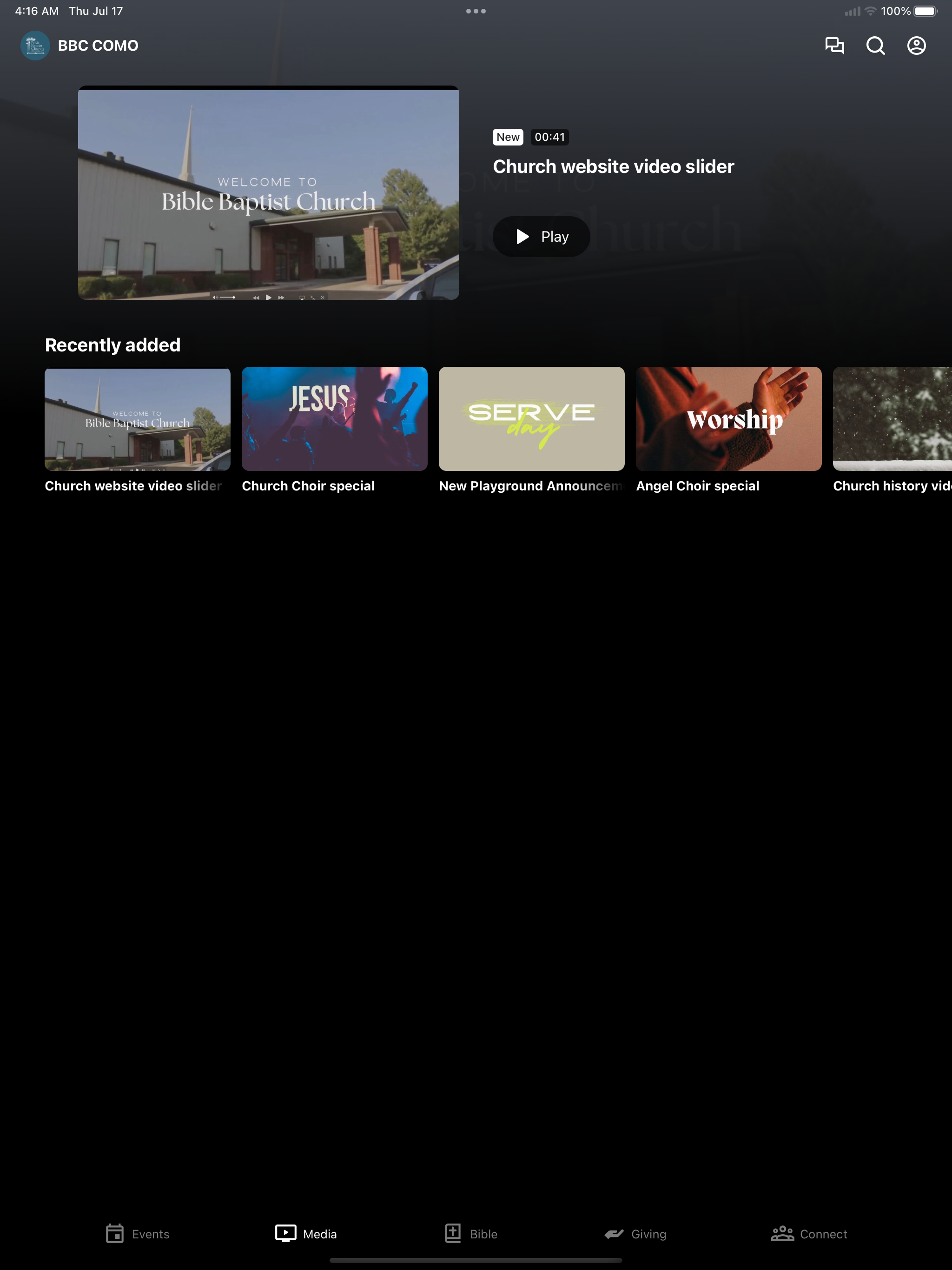 Bible Baptist Columbia screenshot 5