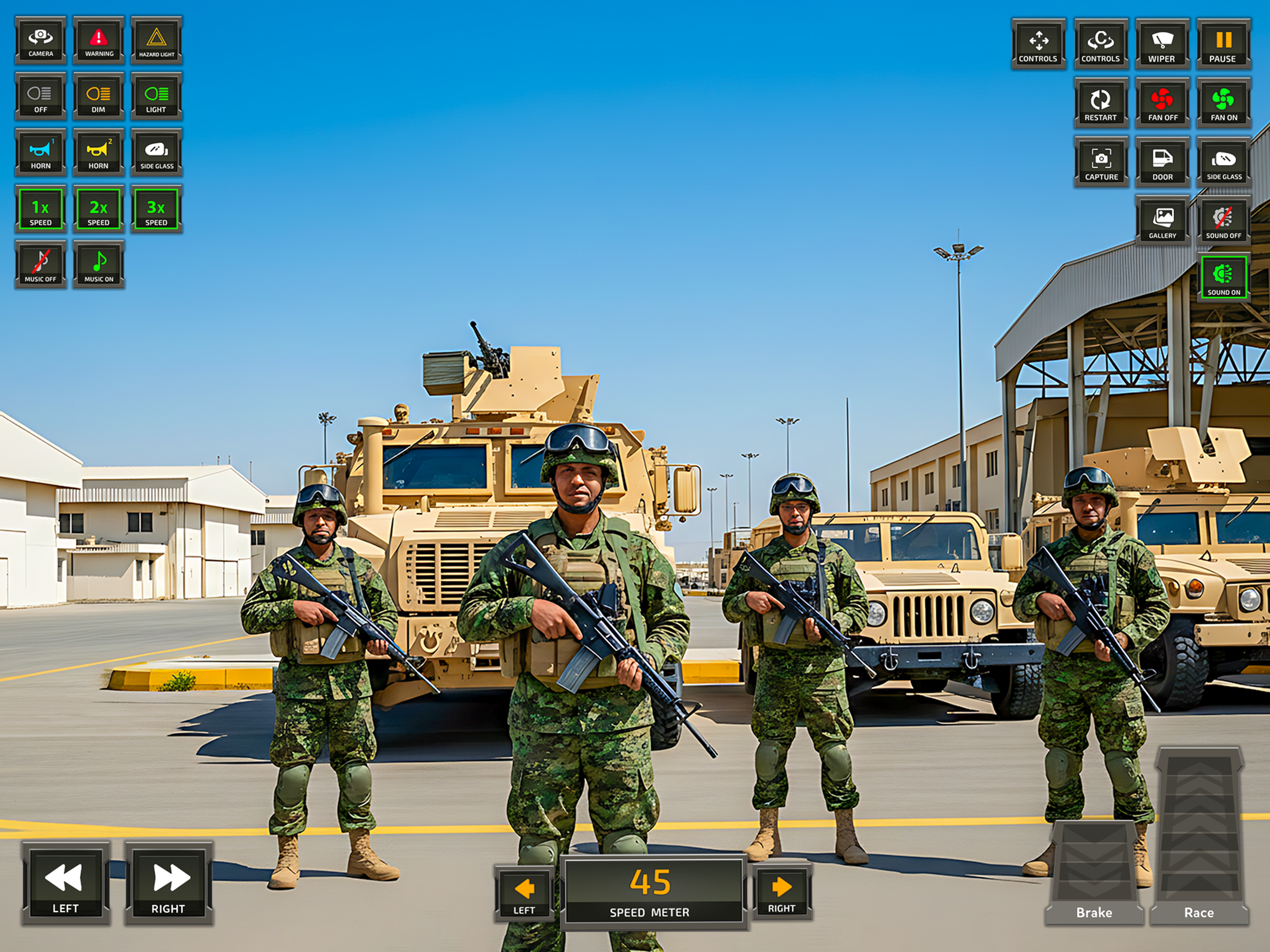 Millitary Cargo Truck Games screenshot 10