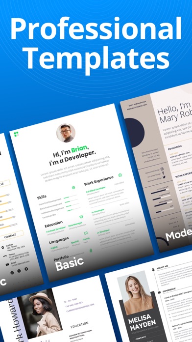 Screenshot #3 pour Resume Maker⁺