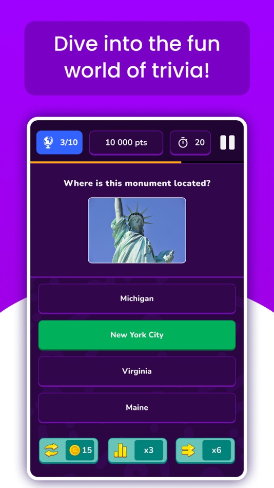#1. Quizit - Trivia and Knowledge (iOS) 来自: Marco Batista