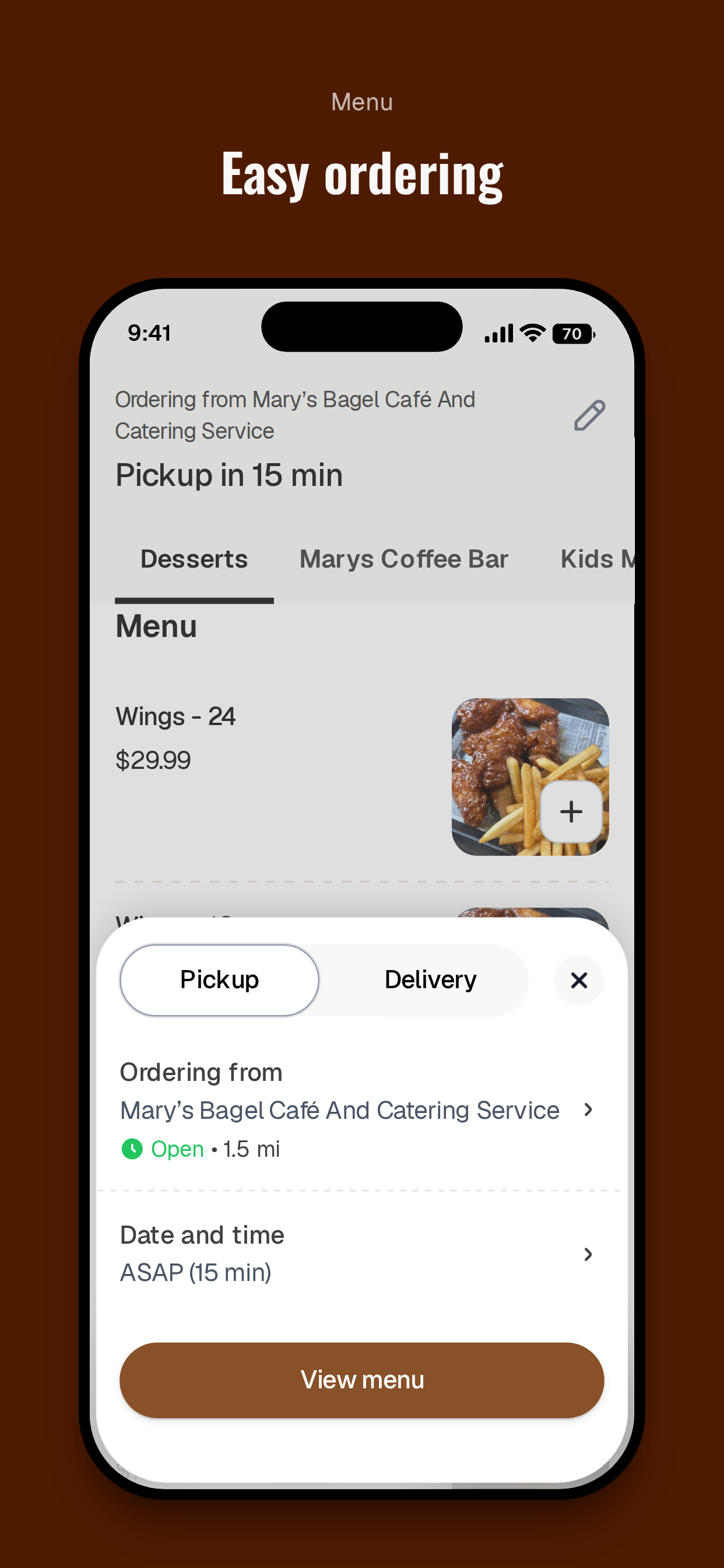 Mary’s Bagel Café And Catering