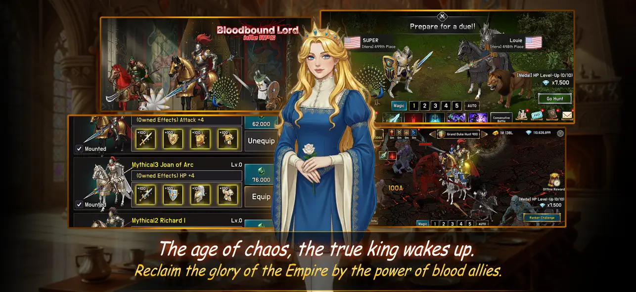 Idle Bloodbound Lord iOS Mod IPA screenshot 4 - iOS game interface