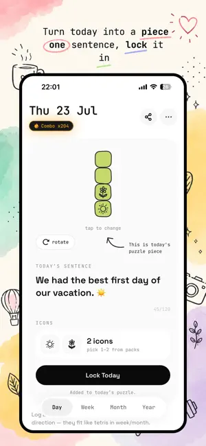 Bloocky: Puzzle Journal screenshot 2