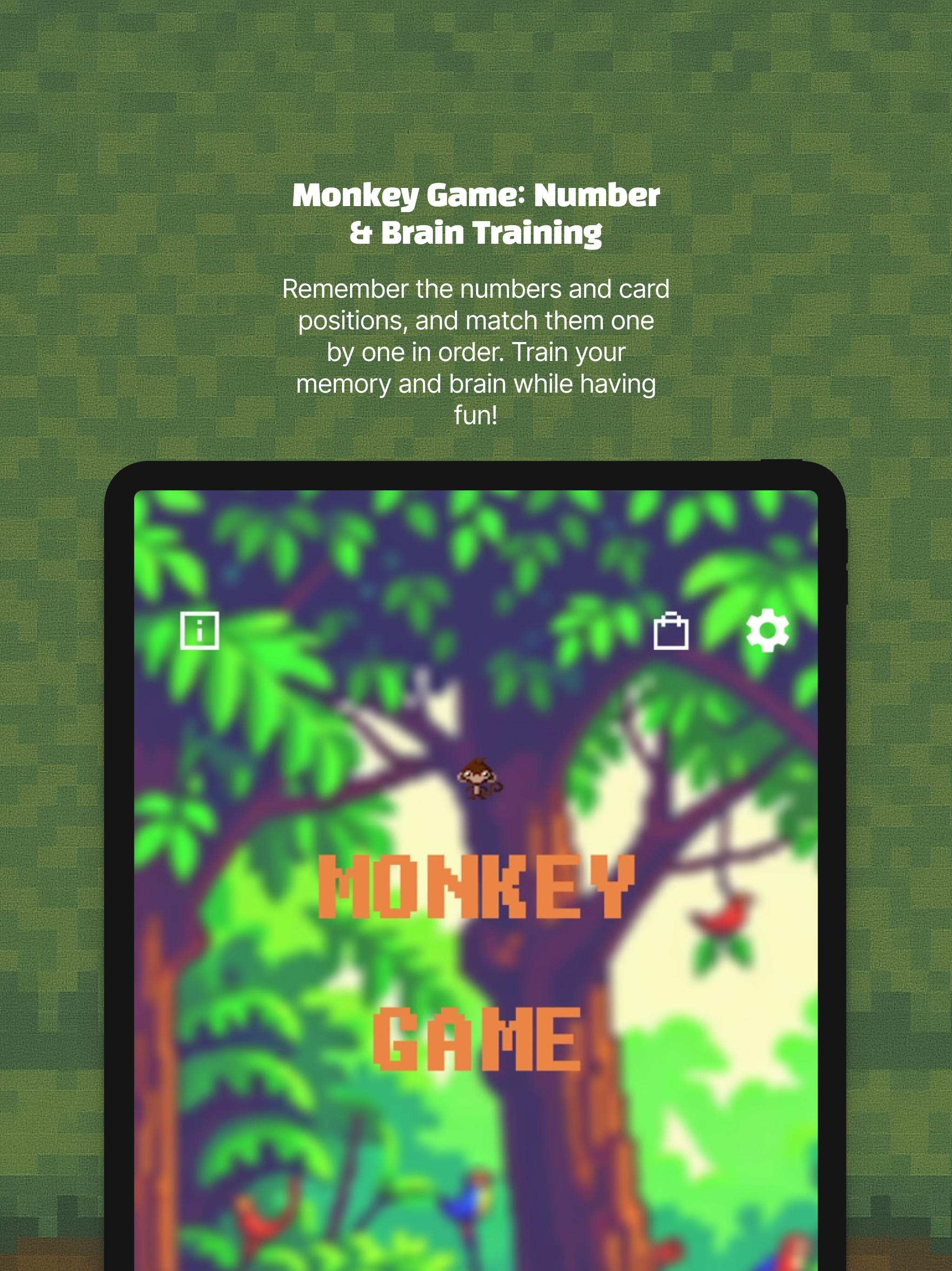Monkey Game: Number & Brain