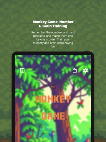Monkey Game: Number & Brain iPad screenshot