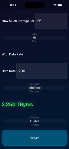 How Much Time How Much Storage Screenshot 4 of 6
