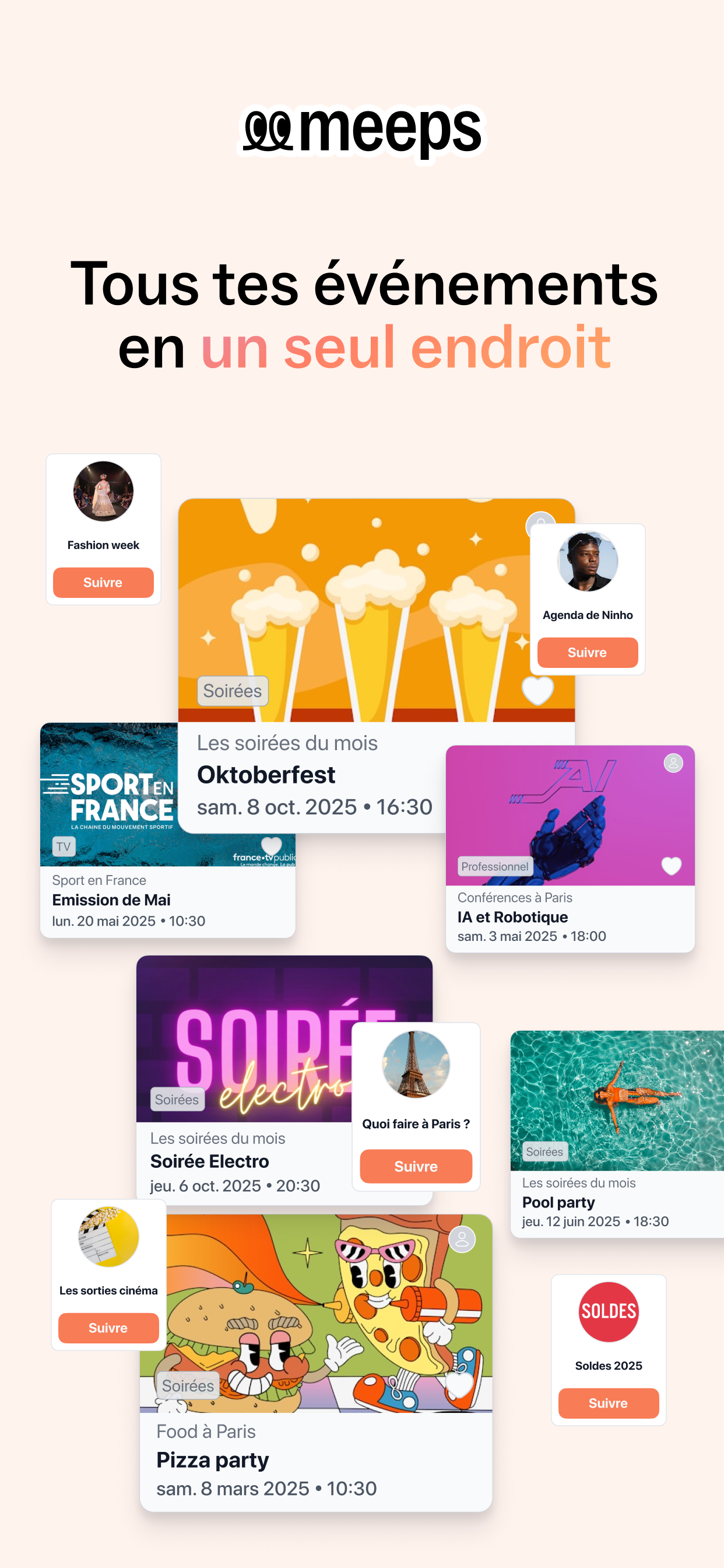 Meeps: social calendar