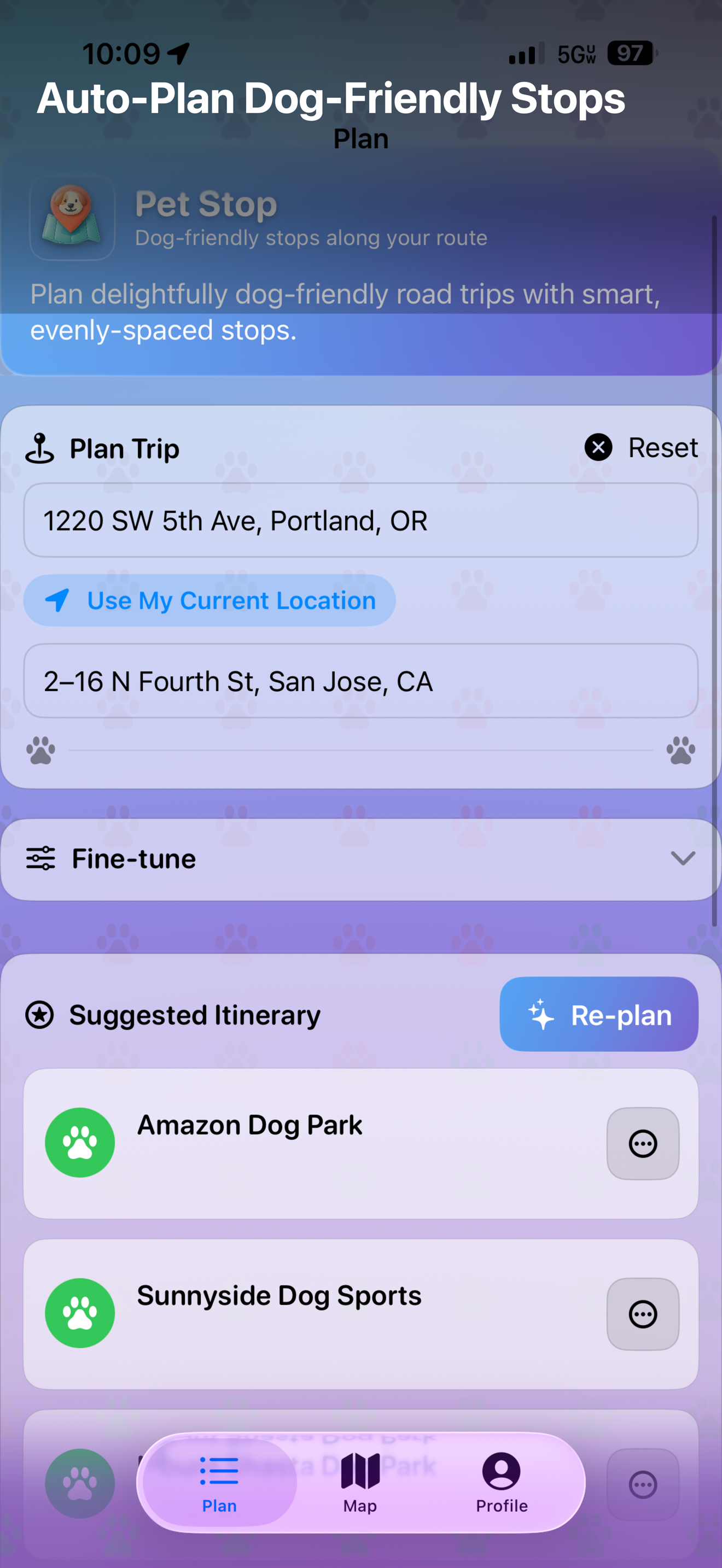 PetStop: Dog Road Trip Planner