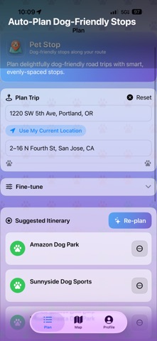 PetStop: Dog Road Trip Planner screenshot