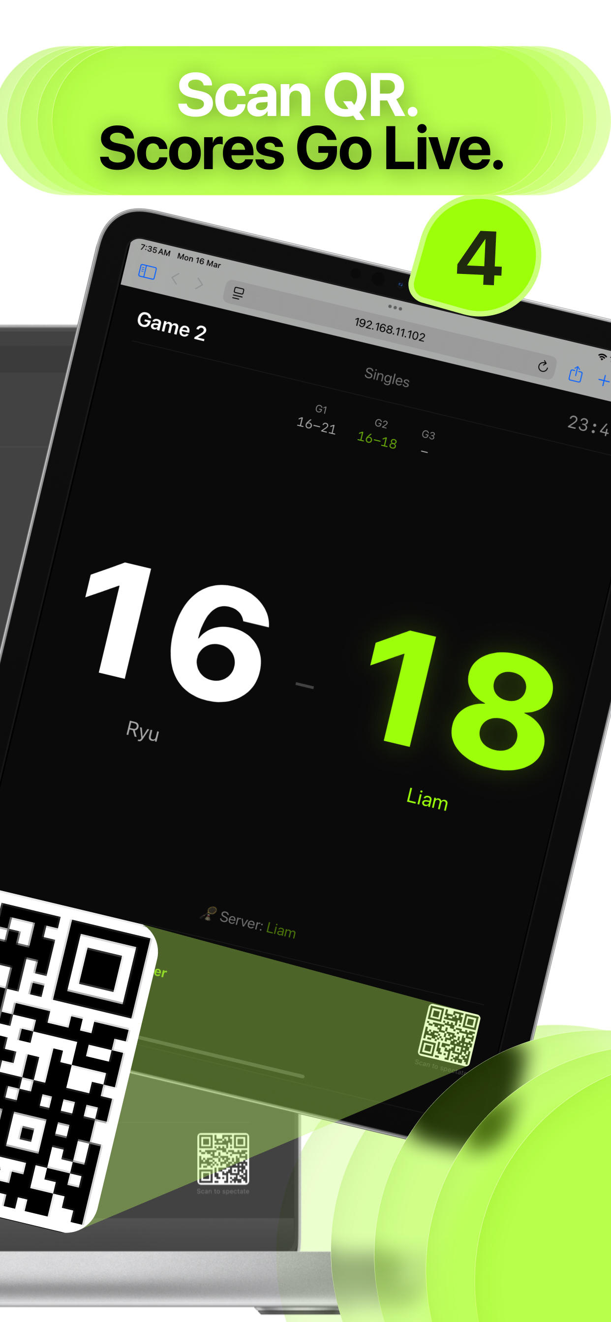 Badminton: Score Counter screenshot 4