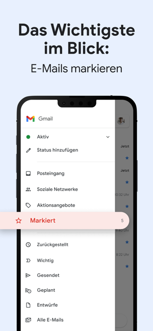 ‎Gmail – E-Mail von Google Screenshot