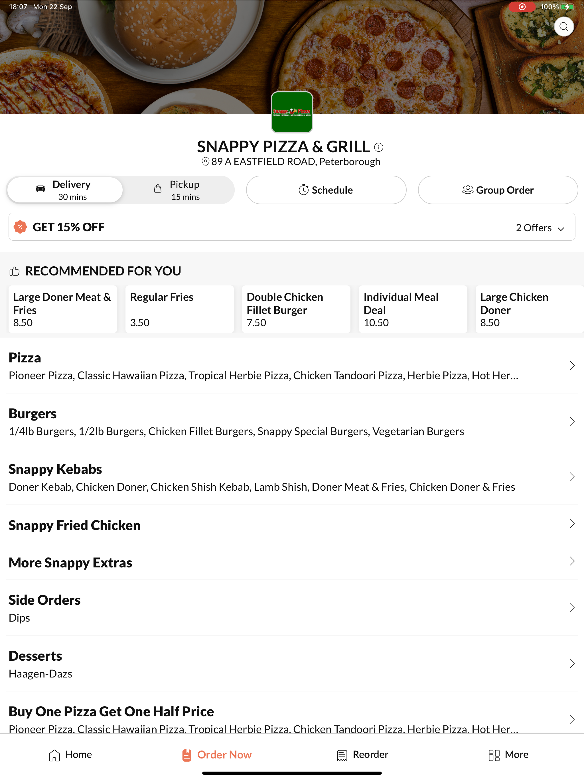 SNAPPY PIZZA & GRILL screenshot 6