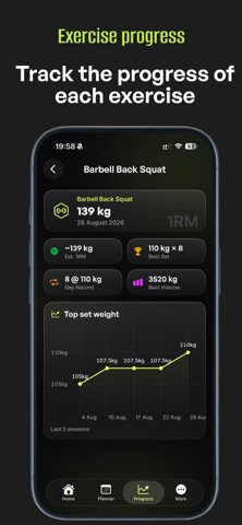 Gym Planner & Workout Tracker Screenshot 5 of 8