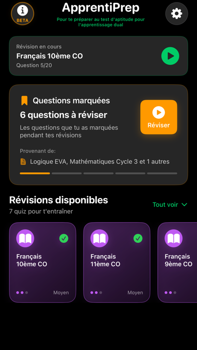 ApprentiPrep app screenshot 3