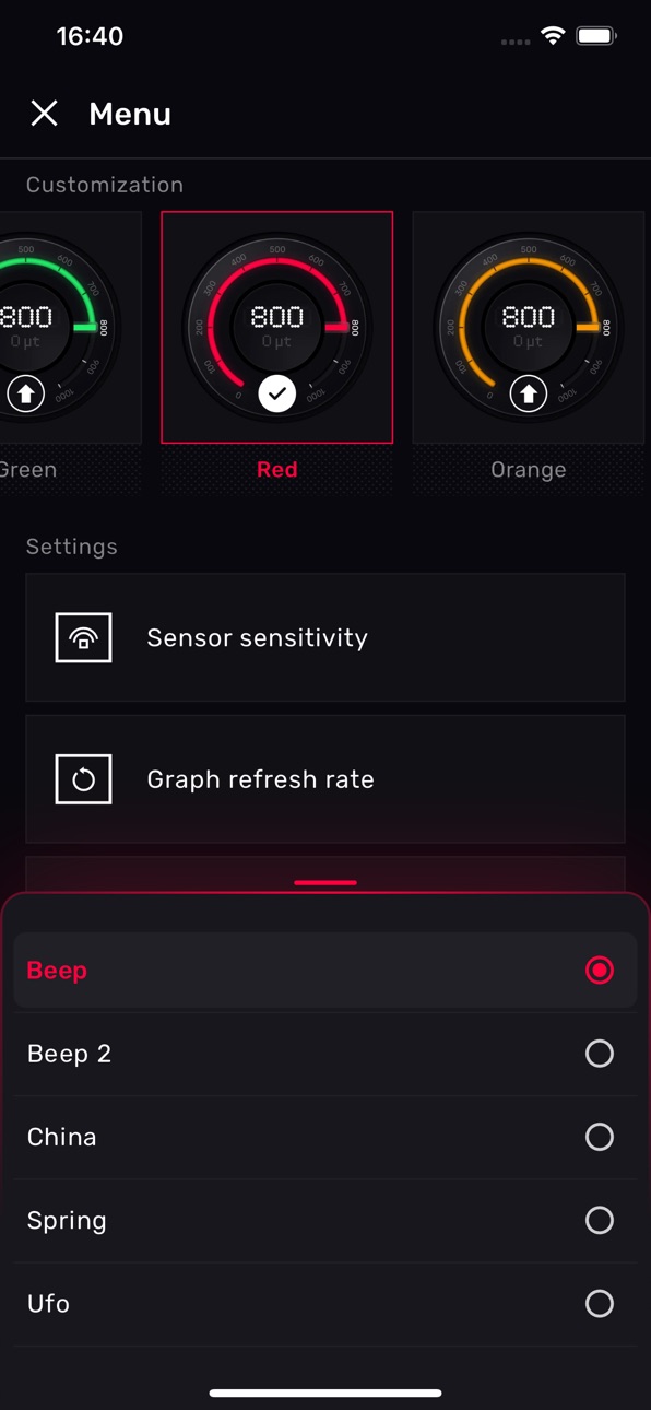 iPhone screenshot