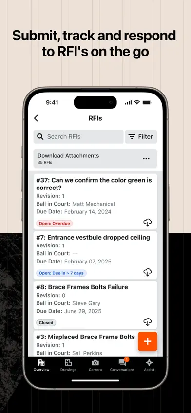 Procore screenshot 4