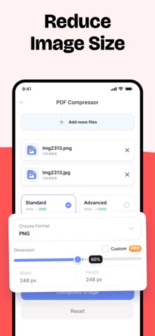Image Compressor: Resize PDF iPhone screenshot