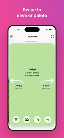 DropTrash iPhone screenshot