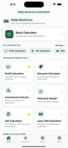 Naija Business Calculator, capture d'écran 1