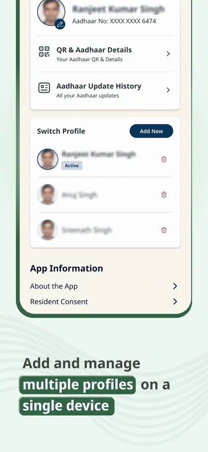 Screenshot 5 di 6 di Aadhaar