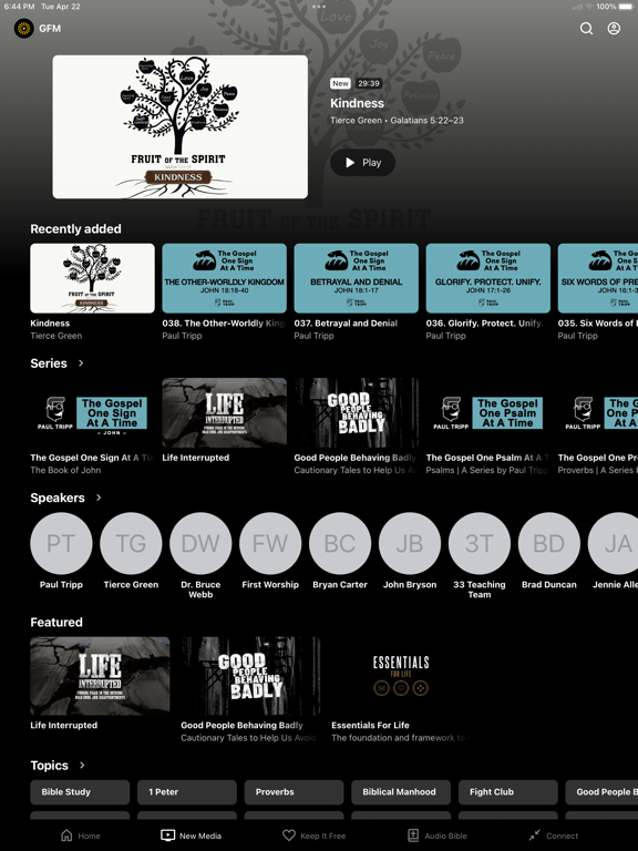 Good Feed Media iPad screenshot 2 - Education app