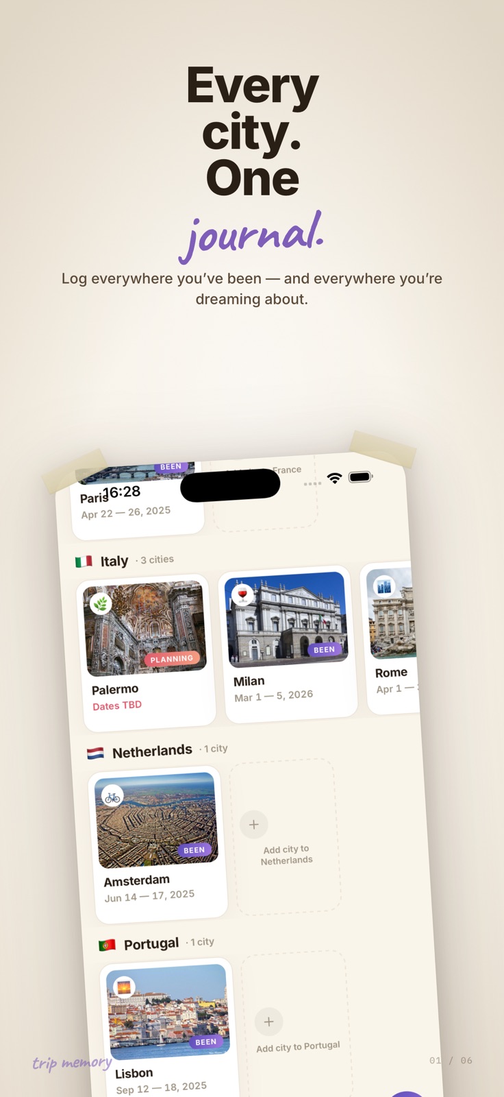Trip Memory: Travel Journal iphone screenshot 3