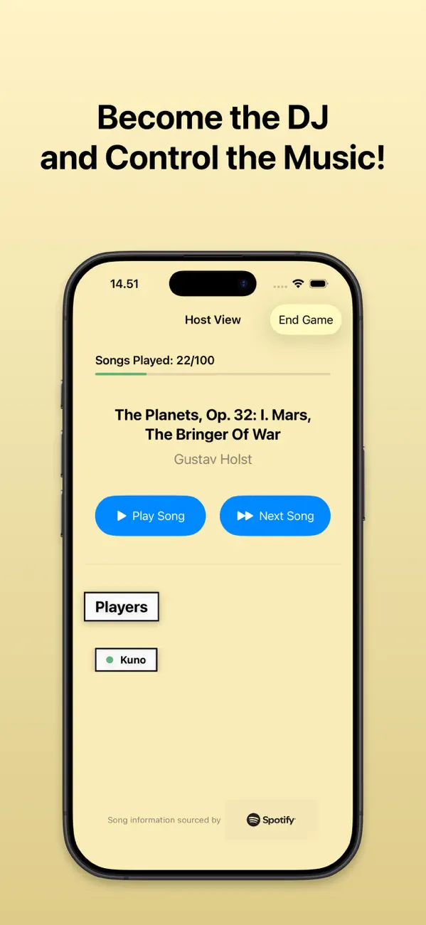 #2. Music Bingo - Party Starter (iOS) By: Bertram Mohr