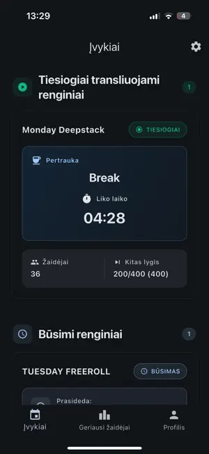 Pokerstreet App screenshot 2