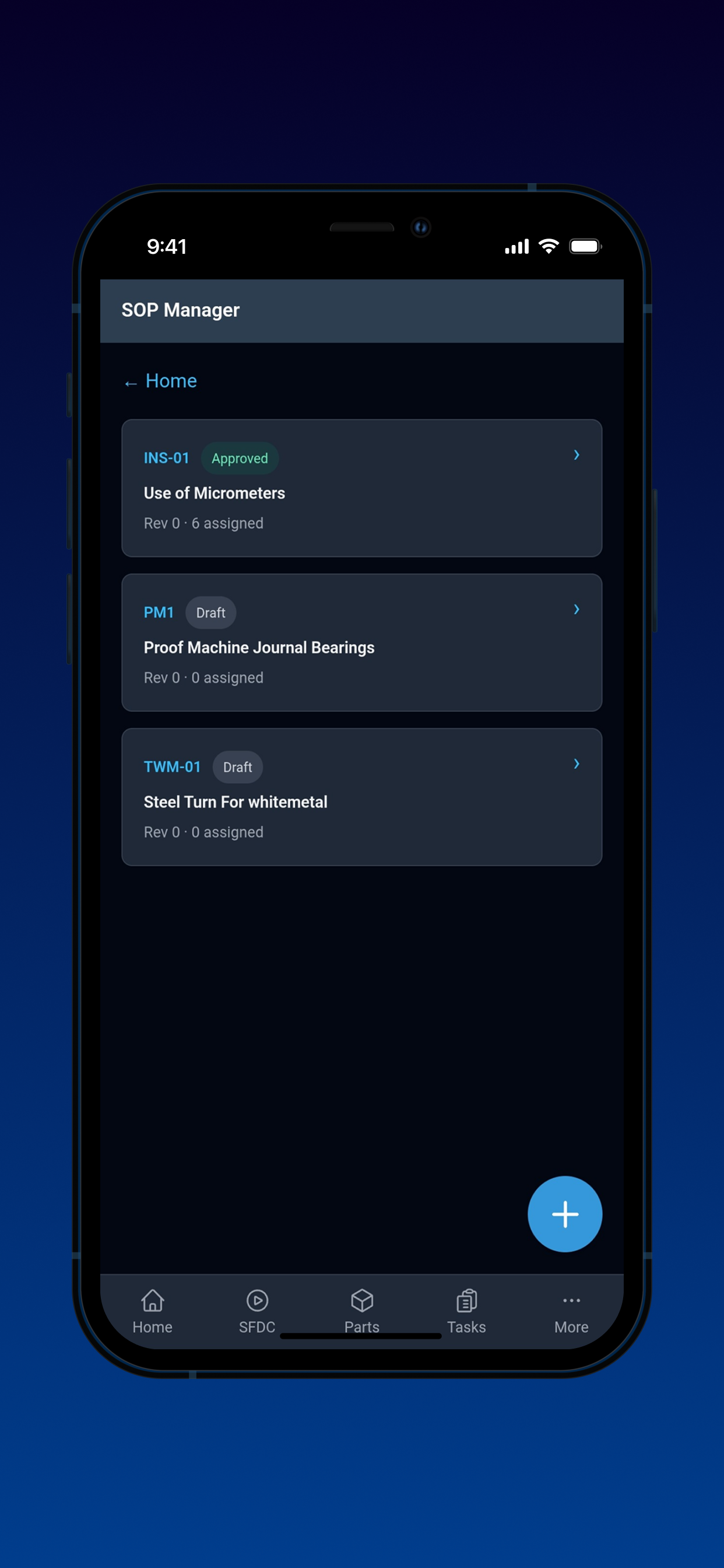 Fraction ERP screenshot 3