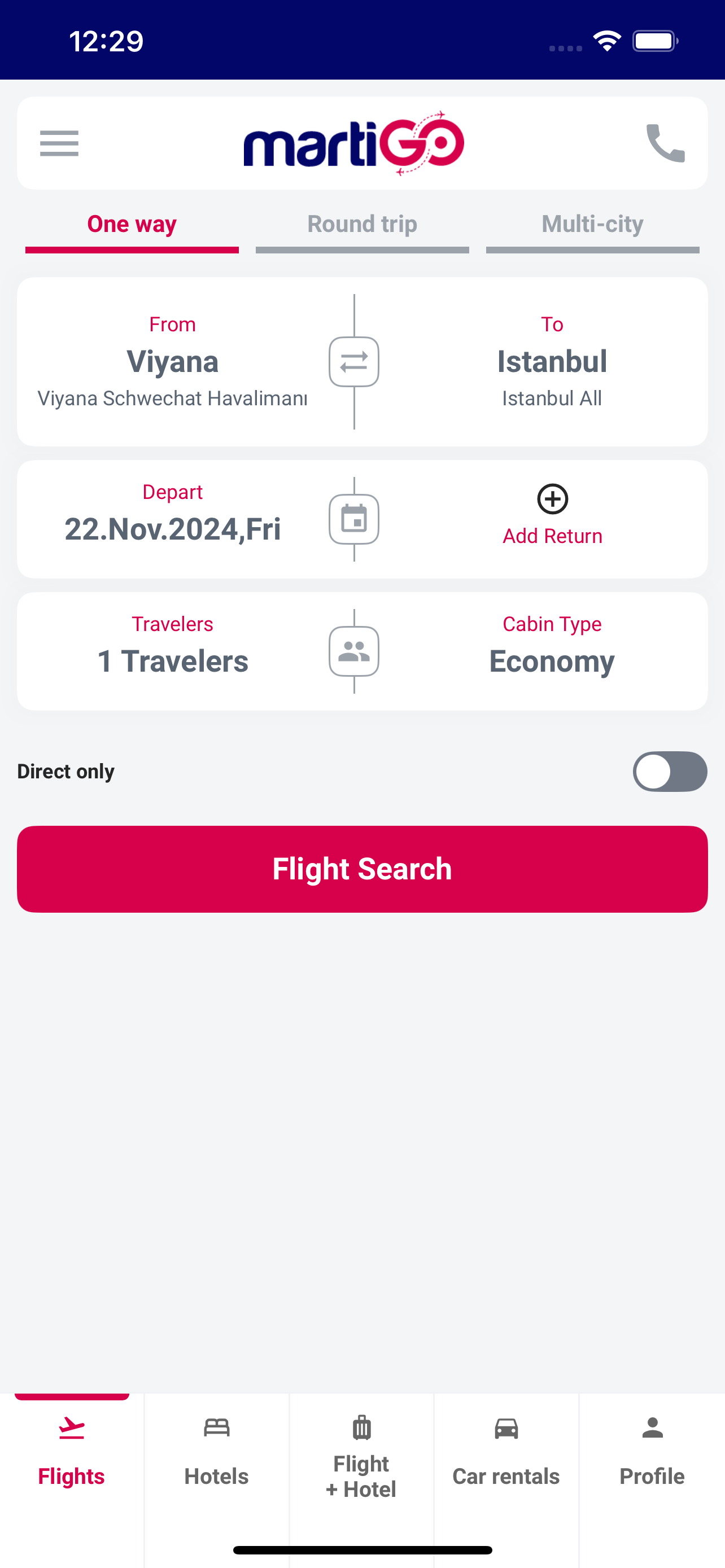 martiGO: Book cheap flights