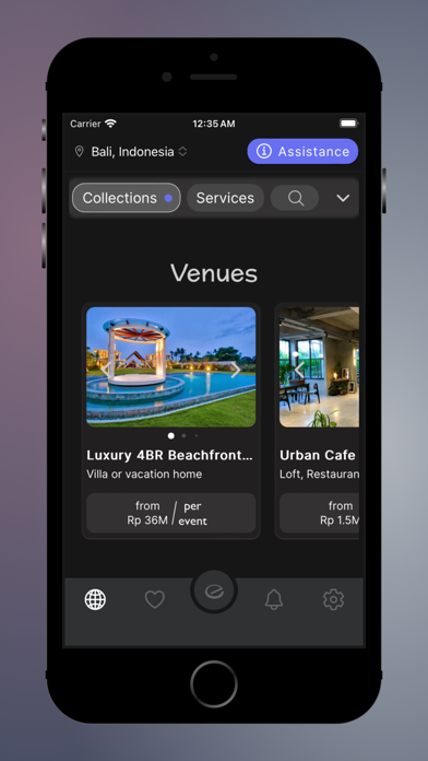 EventMaker Vendors Screenshot